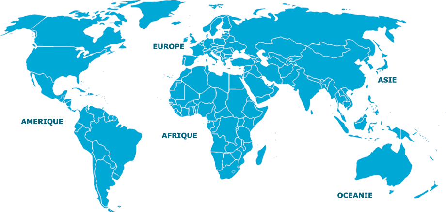 carte du monde sans les pays Les cartes du monde des réseaux sociaux | Programmatique Marketing